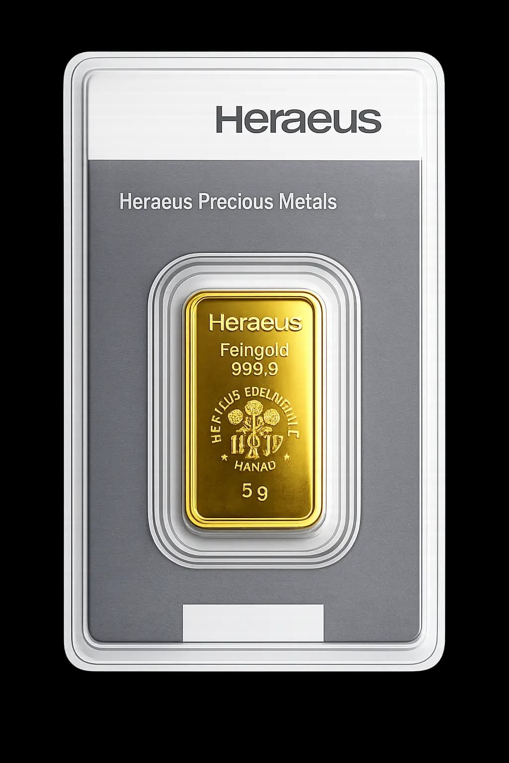 Heraeus zlatna pločica 5g