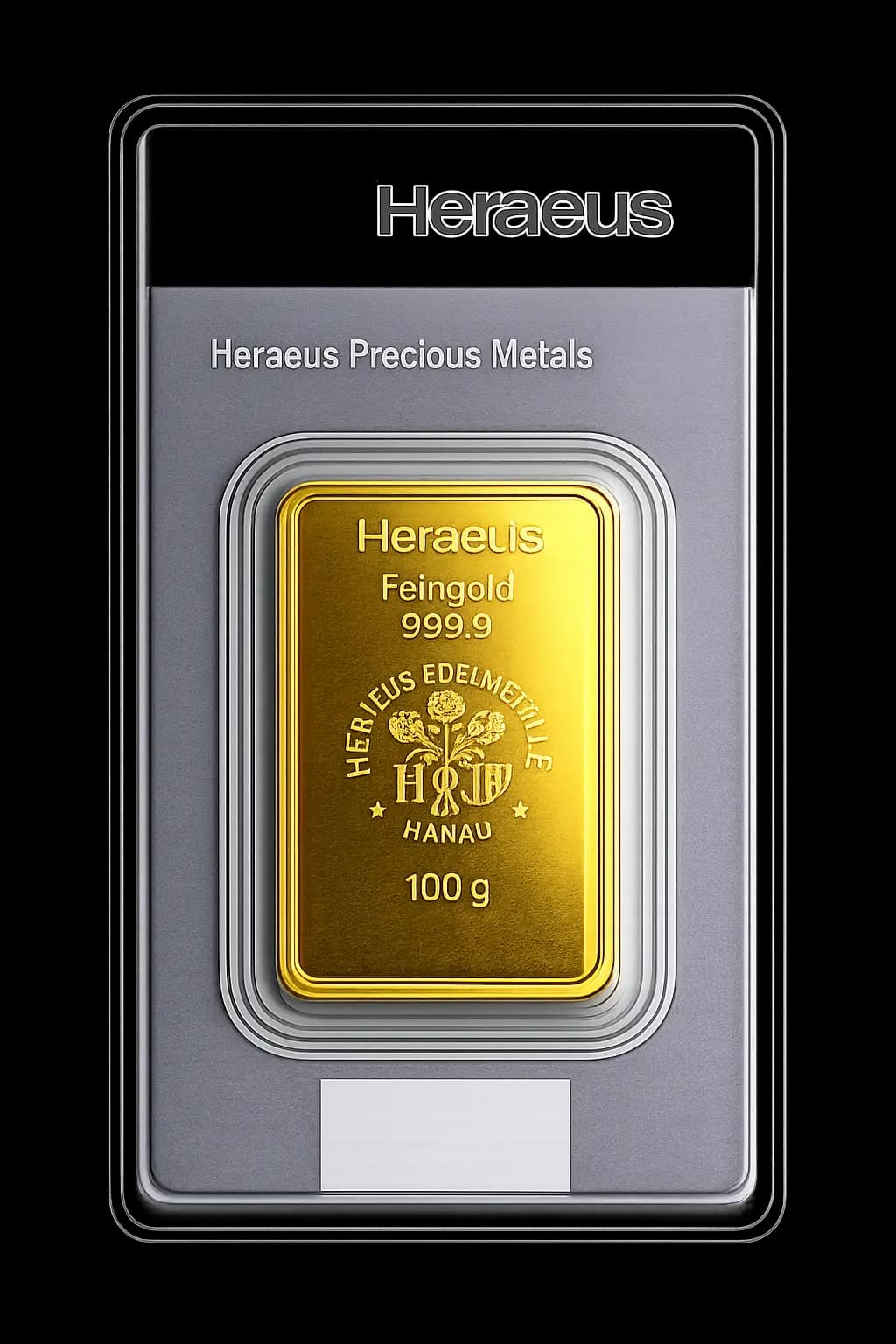 Heraeus zlatna poluga 100g